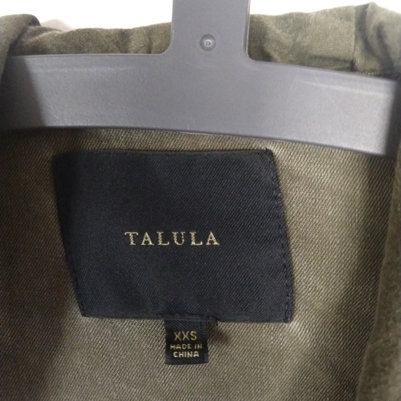 Talula Carbon Zip Hooded Jacket Military Inspired - Picture 4 of 6
